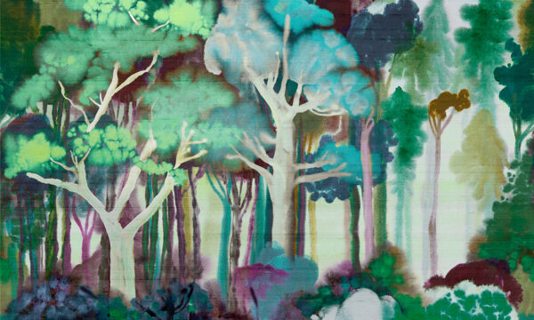 Arte Alaya_Banyan_11531 panorama behang Deep forest patroon
