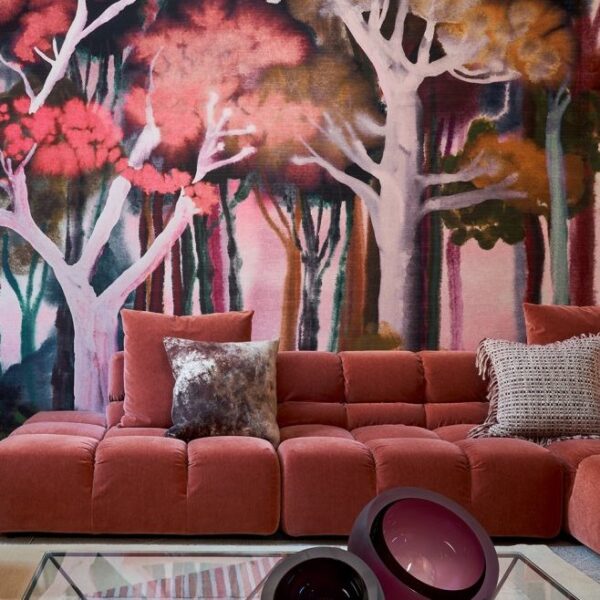 Arte behang Alaya_Banyan_11530_red blossom sfeer