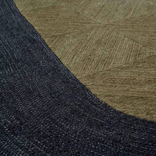 Elitis Yasabai vloerkleed TA 122 64 07 Olive detail