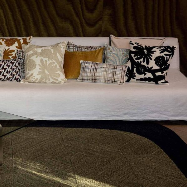 Elitis Yasabai vloerkleed TA 122 64 07 Olive sfeer