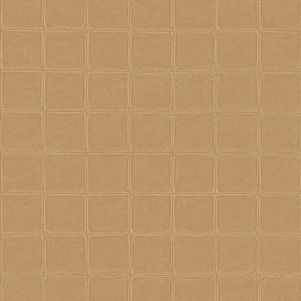 Beige wandbekleding met een patroon van kleine, vierkante tegels uit de 21019-serie.