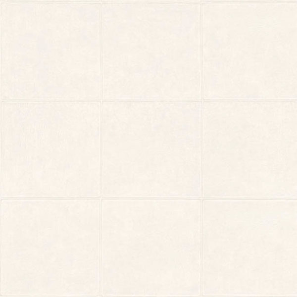 Lichtbeige wand- of vloertegel met een subtiele textuur en vierkant patroon.