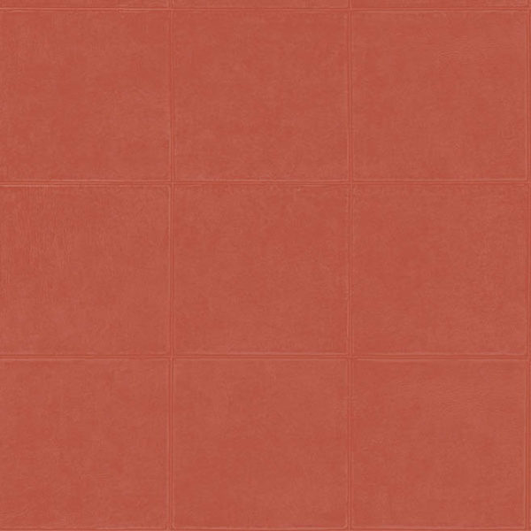 Rode tegelvloer met een matte afwerking en licht zichtbare voegen, model 21042.