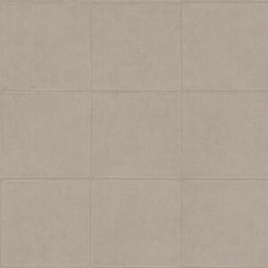 Beige vloertegels met een licht reliëf en een matte afwerking, weergegeven in een 3x3 patroon.
