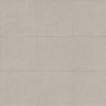 Grijze vierkante vloertegels met een matte afwerking in een regelmatig patroon.