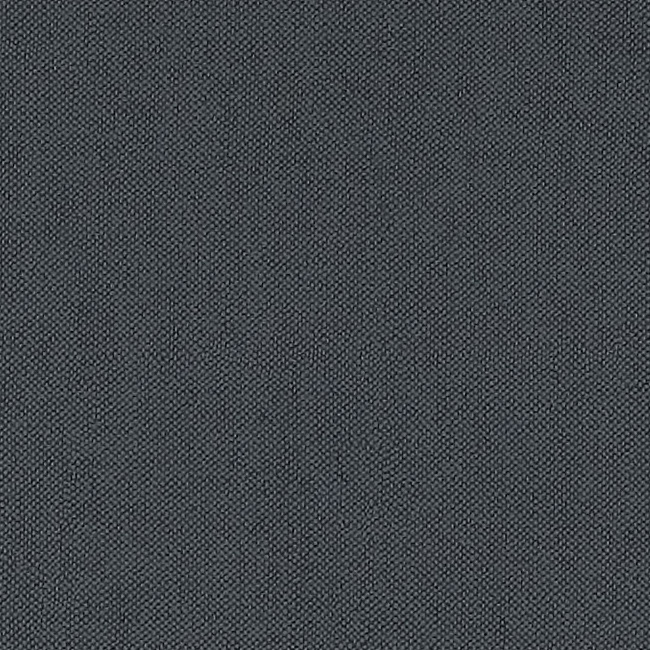 Donkergrijze meubelstof met een fijne, gelijkmatige weefstructuur (kleurcode 40024).