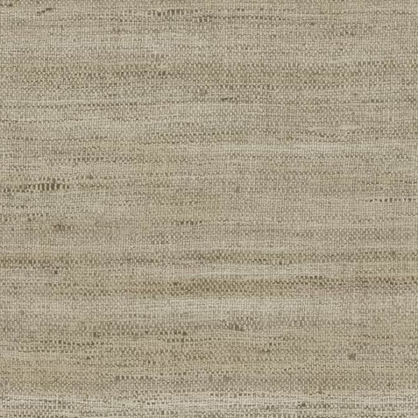 Beige geweven textuur van het Arte Lignes 40503- behang met subtiele horizontale lijnen.