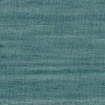Textuur van een blauwgroene Arte Lignes 40509 wandbekleding met een subtiel horizontaal geweven patroon.