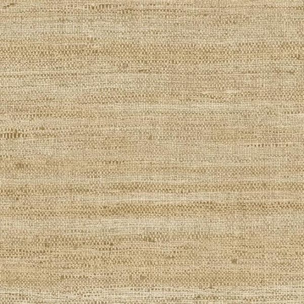 Beige geweven textuur van het Arte Lignes 40510 behang met subtiele horizontale lijnen.
