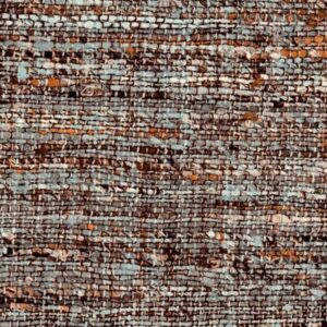 Grof geweven textuur in aardetinten en turquoise, behorend tot het Arte Aspero 40546 ontwerp.