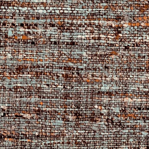 Grof geweven textuur in aardetinten en turquoise, behorend tot het Arte Aspero 40546 ontwerp.