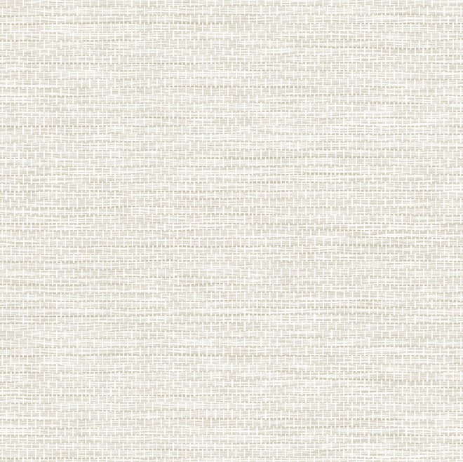 Lichtbeige Arte Buningh 60502A behang met een geweven textuurpatroon.