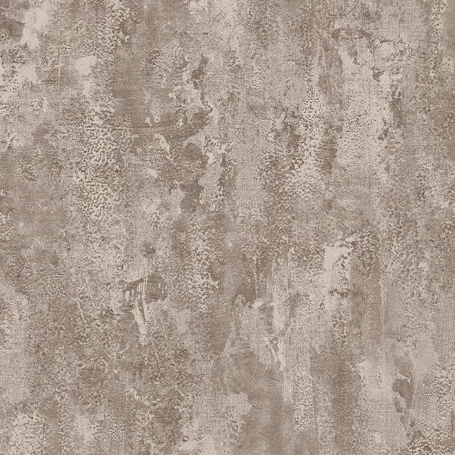 Beige-bruin abstract patroon van vinylbehang 70527-V98N-2 met een verweerde betonlook.