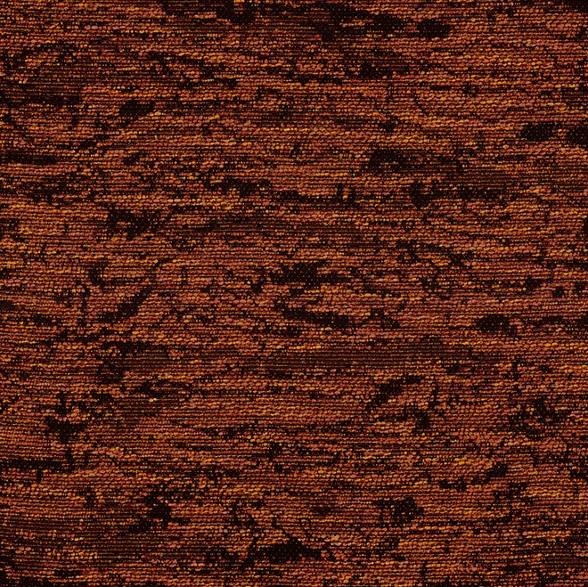 Roodbruine gemêleerde stofstructuur met een onregelmatig donker patroon, type 70544-UKHG-2.