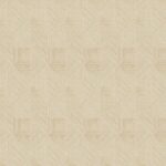 Beige geometrisch patroon met subtiele textuur en lijnen in ruitvormige vlakken.