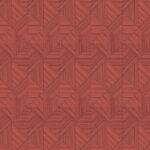 Geometrisch patroon van rode lijnen in een ruitvormige structuur uit de Rubis 72762-2 collectie.