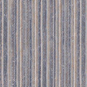 Behang met een visgraatpatroon in blauw-, beige- en grijstinten uit de Arte Serge collectie.