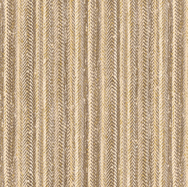 Behang met een verfijnd visgraatpatroon in warme beige- en goudtinten uit de Arte Serge collectie.