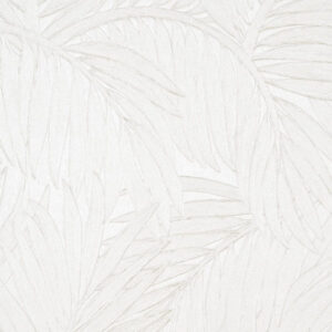 Lichtbeige Arte Sabal 75204 behang met subtiel reliëf van palmbladeren.