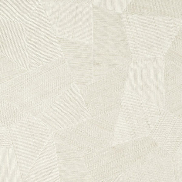 Lichtbeige Arte Facet 75300 muurdecor met abstract geometrisch patroon en fijne lijntextuur.