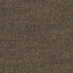 Close-up van textielstof 78009 met een fijn, bruin-zwart geweven patroon.