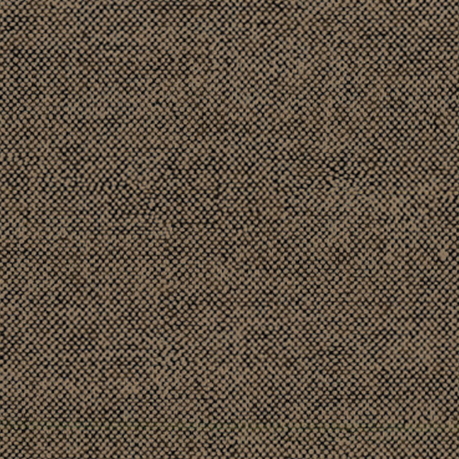 Close-up van textielstof 78009 met een fijn, bruin-zwart geweven patroon.