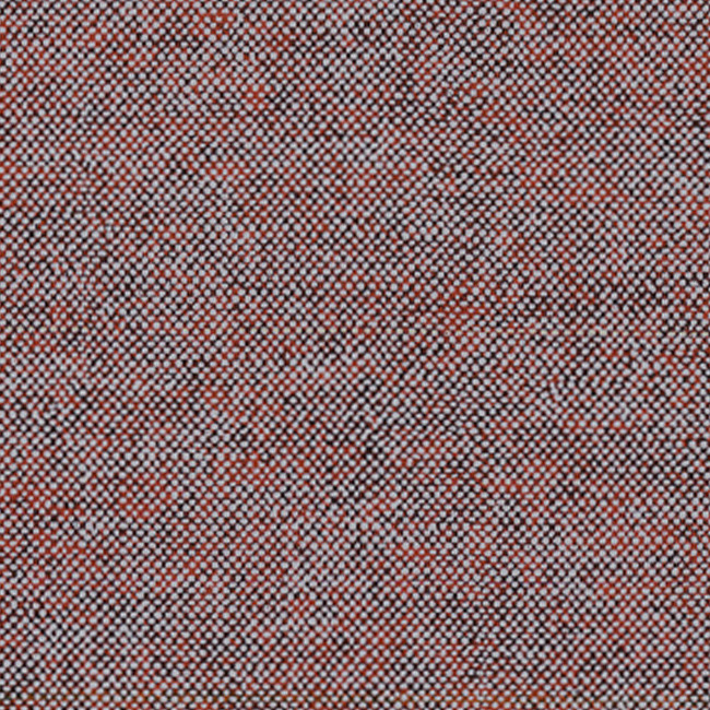 Stofpatroon 78014 met een fijn geweven structuur in rood, zwart en wit.
