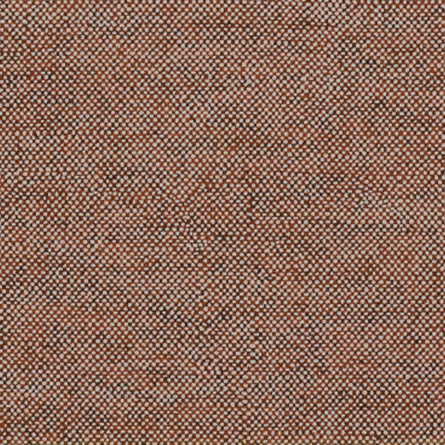 Close-up van een roodbruine textielstof met een fijn wit rasterpatroon, type 78015.