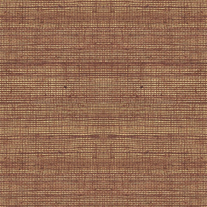 Bruin textielpatroon met een fijn raster van horizontale en verticale lijnen uit de 80702A-Line-2 collectie.
