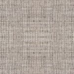 Close-up van geweven textiel in een beige en bruin A-Line 2 patroon.