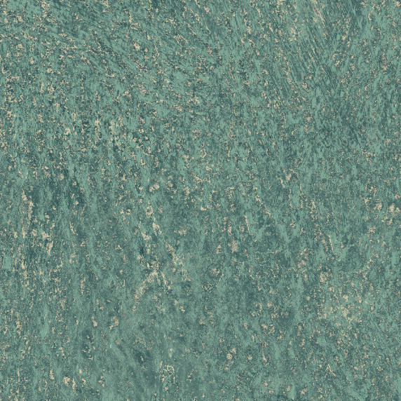 Groenblauw Arte Boutique Canyon 90550 behang met een gemarmerde, textuurrijke uitstraling.