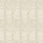 Beige wandbekleding Arte Biseau 72730 Warm White met geometrisch patroon van fijne diagonale lijnen.