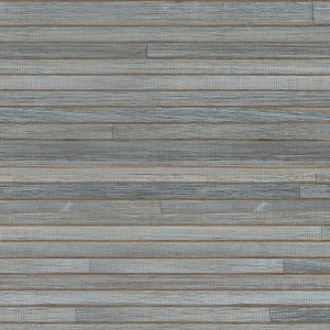 Grijsblauw Arte Casalian 14024 behang met een horizontaal patroon van houtachtige stroken.
