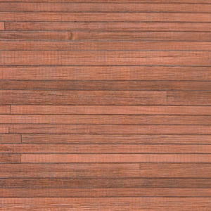 Behang met horizontale, roodbruine houtstructuur in de stijl van Arte Casalian 14025.
