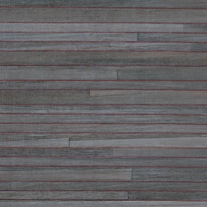 Grijsblauw Arte Casalian 14026 behang met horizontale, houtachtige stroken en een subtiele textuur.