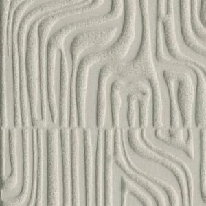 Reliefbehang Arte Cloud 30833 van Buningh met een abstract golvend lijnpatroon in zandtint.