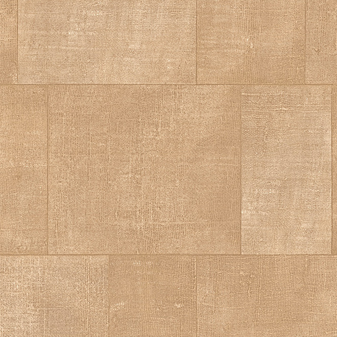 Beige behang met een subtiel textuurpatroon en rechthoekige vlakverdeling uit de Arte Cuadro 49542 Gitane-collectie.