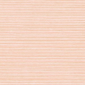 Lichtroze Arte Drift behang met fijne horizontale lijnen in een geweven textuur.