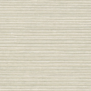 Lichtbeige Arte Drift behang met een horizontale, fijn geweven textuur.