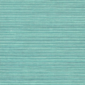 Licht turquoise Arte Drift behang met horizontale textuurstrepen.