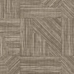 Decoratief wandpaneel uit de Arte Essentials Tangram Dome collectie met geometrisch patroon in bruin-beige tinten.