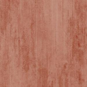 Roodbruin Arte Essentials Washed Linen 59502 behang met een textielachtige, linnenstructuur.