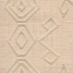 Beige Arte Icarus Indomito 15700 behang met een geweven structuur en verhoogd geometrisch patroon.