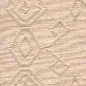 Beige Arte Icarus Indomito 15700 behang met een geweven structuur en verhoogd geometrisch patroon.