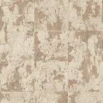 Beige en witte wandbekleding met verweerd, natuurlijk ogend patroon uit de Arte Eclat Les Forêts collectie.