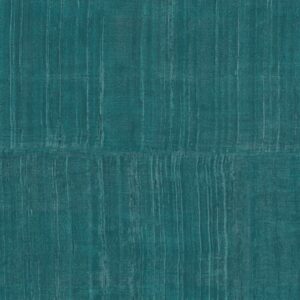 Teal-kleurig Arte Katan Silk 11524 behang met een zijdeachtige textuur en subtiele verticale lijnen.