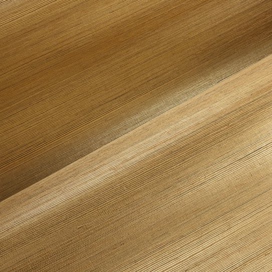 Beige Arte Line behang met een fijne horizontale textuur en subtiele glans.