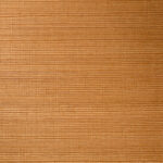 Textuur van het Arte Line 72741 behang met een horizontaal geweven patroon in warme bruintinten.