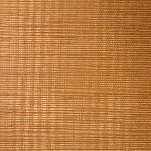 Textuur van het Arte Line 72741 behang met een horizontaal geweven patroon in warme bruintinten.