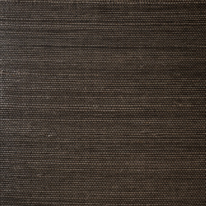 Donkerbruin Arte Line 72744 behang met een fijne, horizontale textuurstructuur.